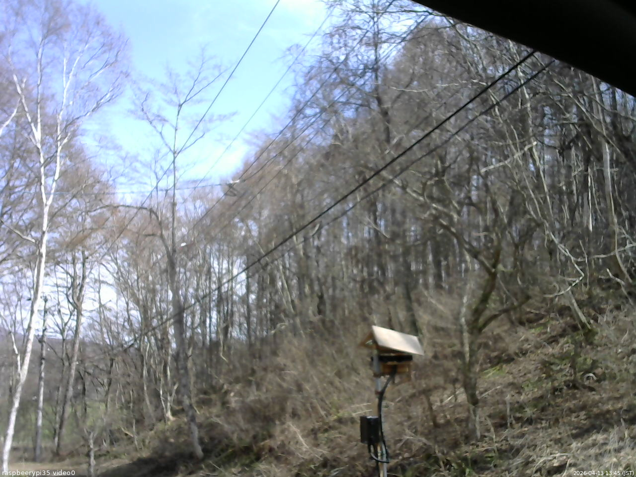 長野県菅平高原 ゆたか山荘 温度計 2026/04/13 13:45