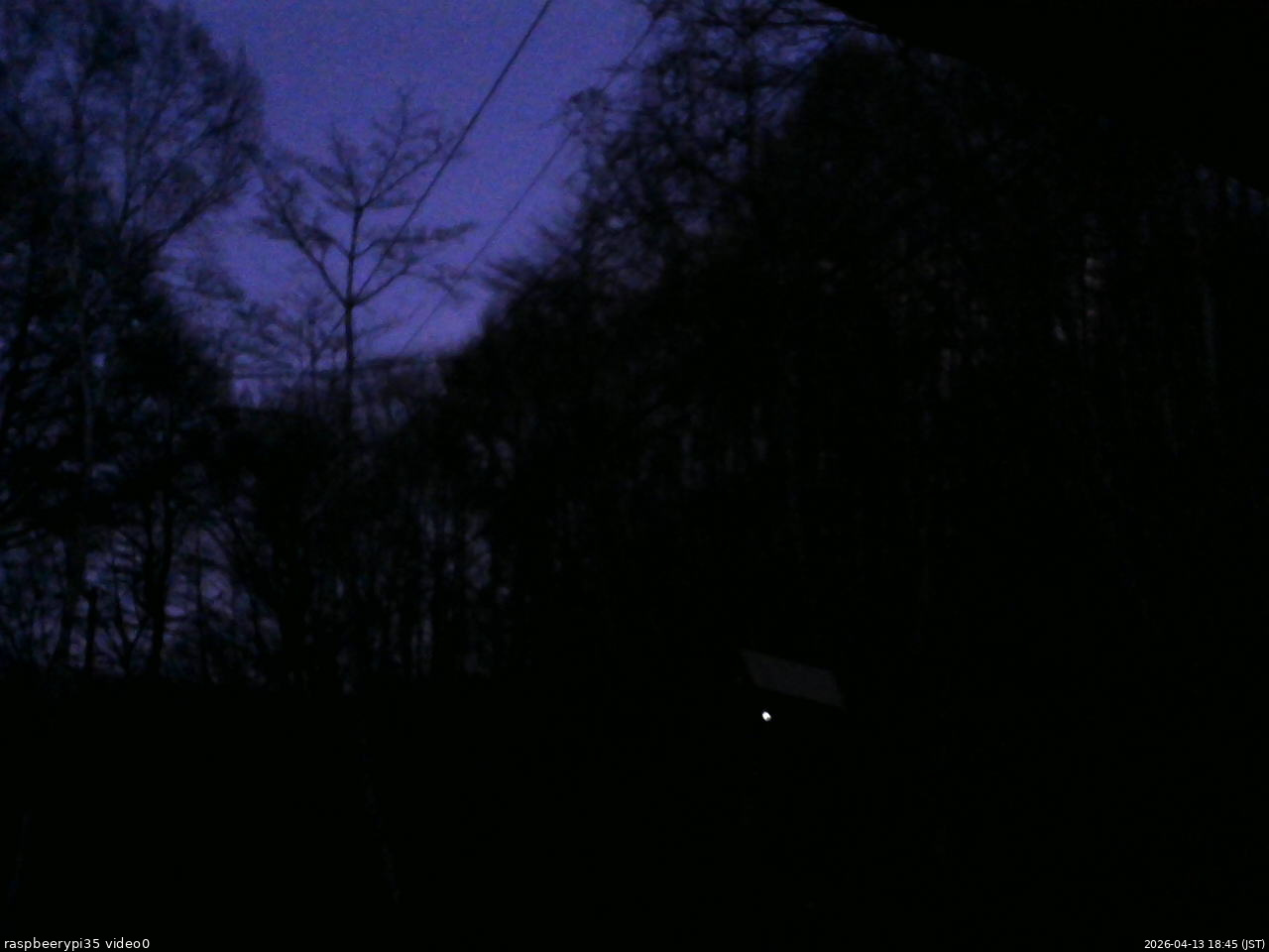 長野県菅平高原 ゆたか山荘 温度計 2026/04/13 18:45