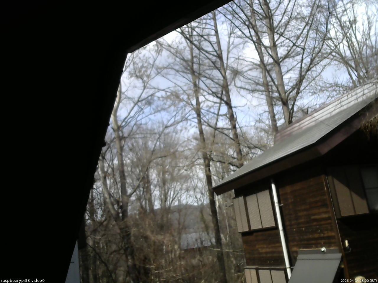 長野県菅平高原 ゆたか山荘 北側 2026/04/14 15:00