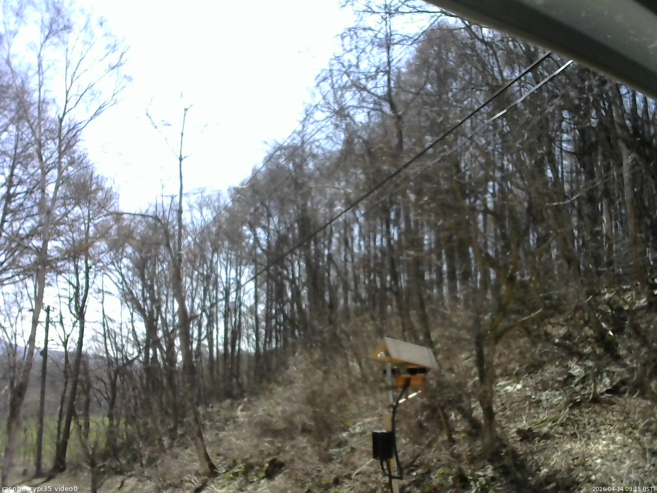 長野県菅平高原 ゆたか山荘 温度計 2026/04/14 09:15