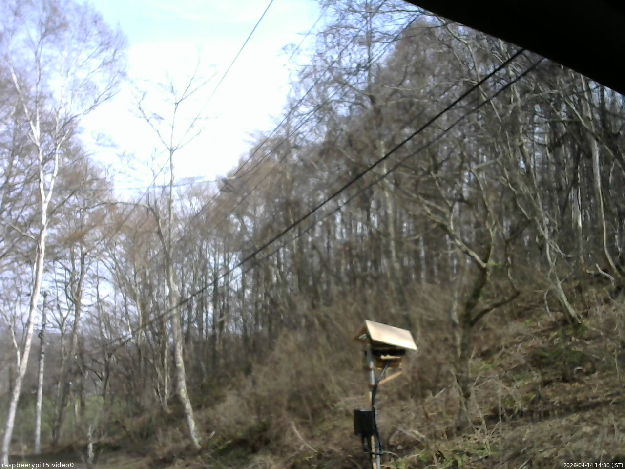 長野県菅平高原 ゆたか山荘 温度計 2026/04/14 14:30