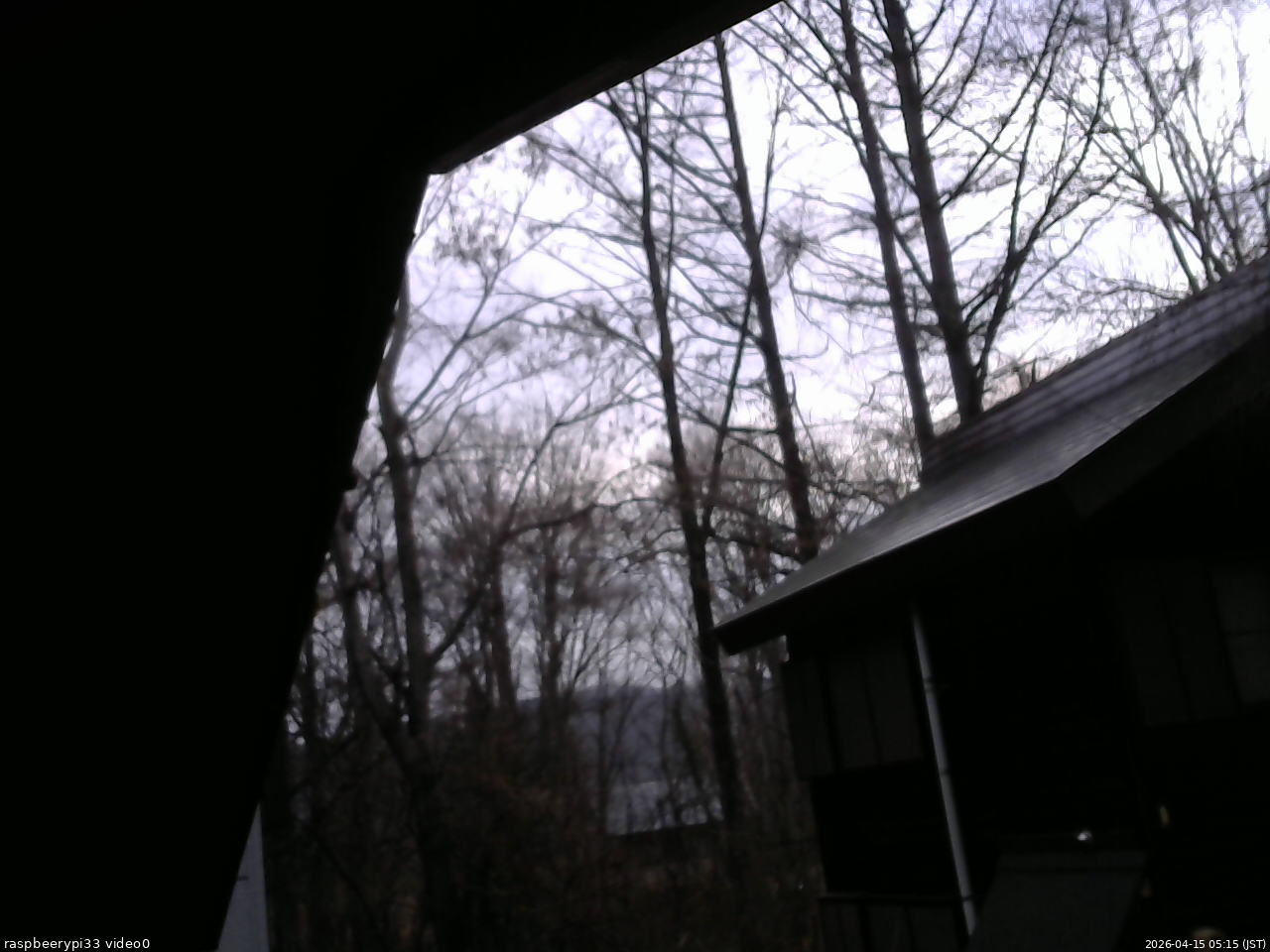 長野県菅平高原 ゆたか山荘 北側 2026/04/15 05:15