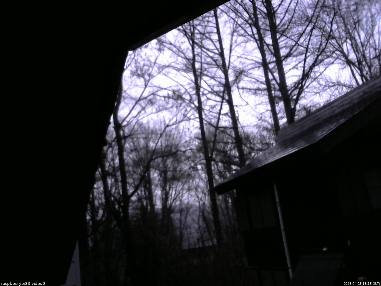 長野県菅平高原 ゆたか山荘 北側 2026/04/15 18:15