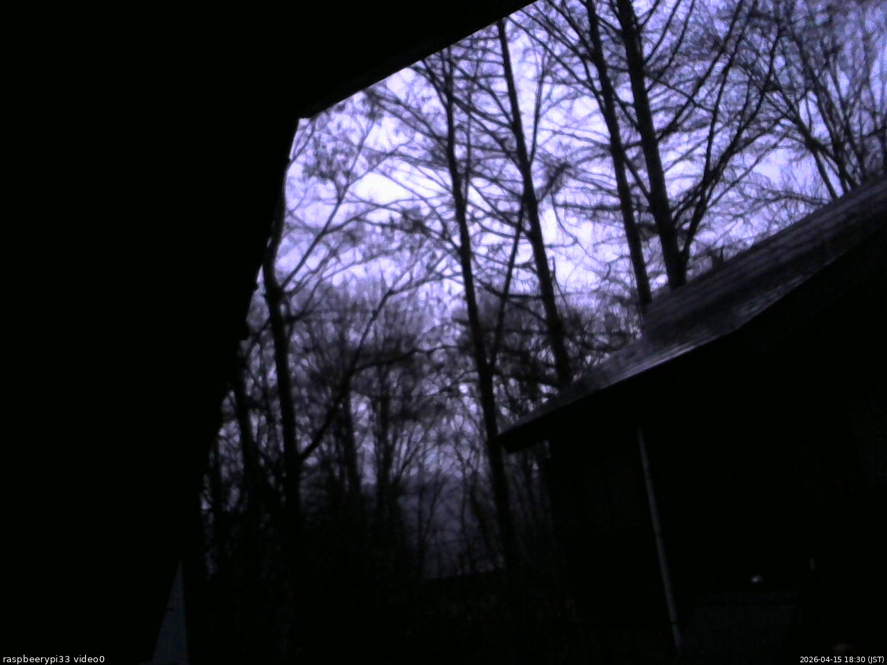 長野県菅平高原 ゆたか山荘 北側 2026/04/15 18:30