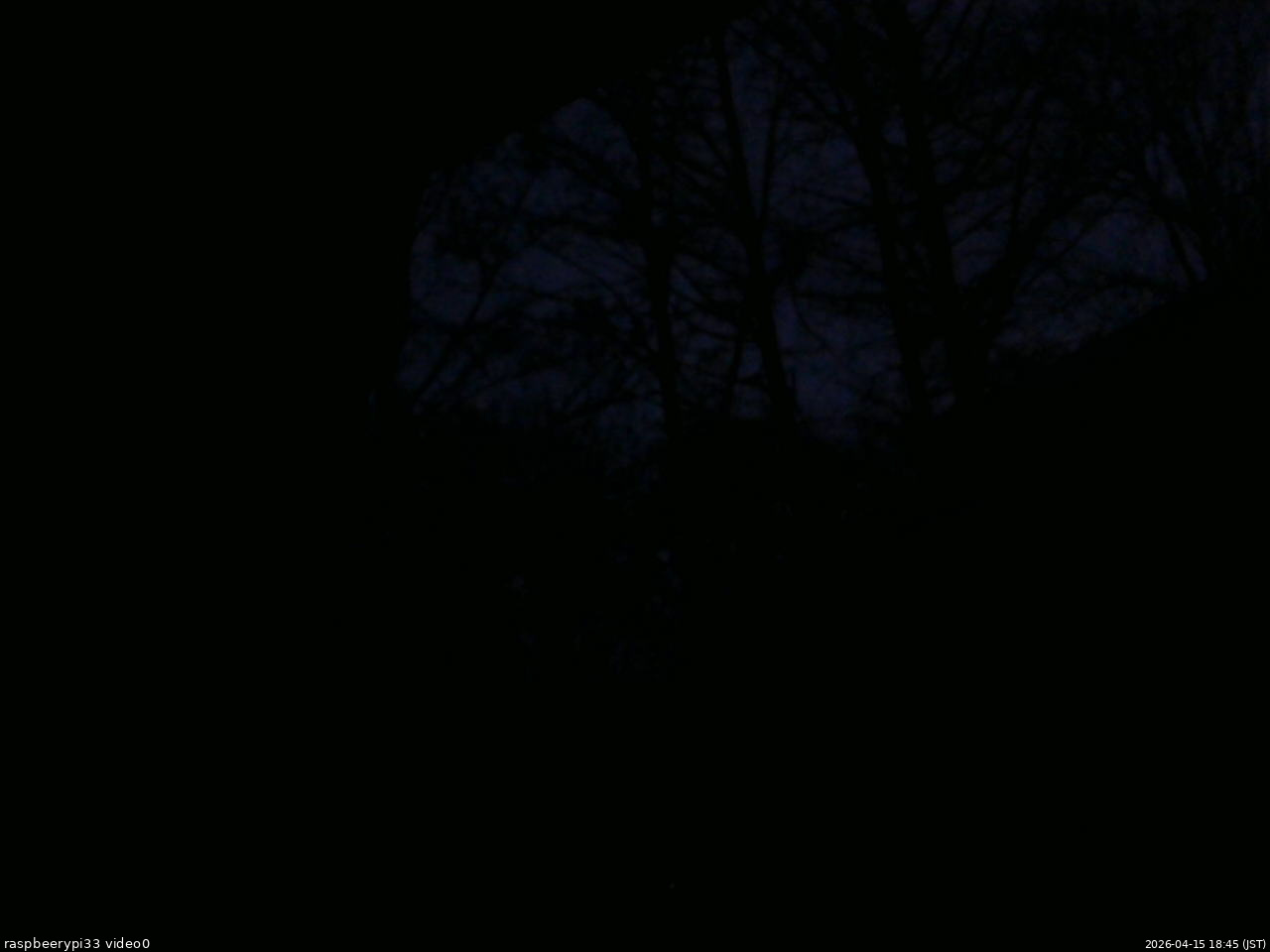 長野県菅平高原 ゆたか山荘 北側 2026/04/15 18:45