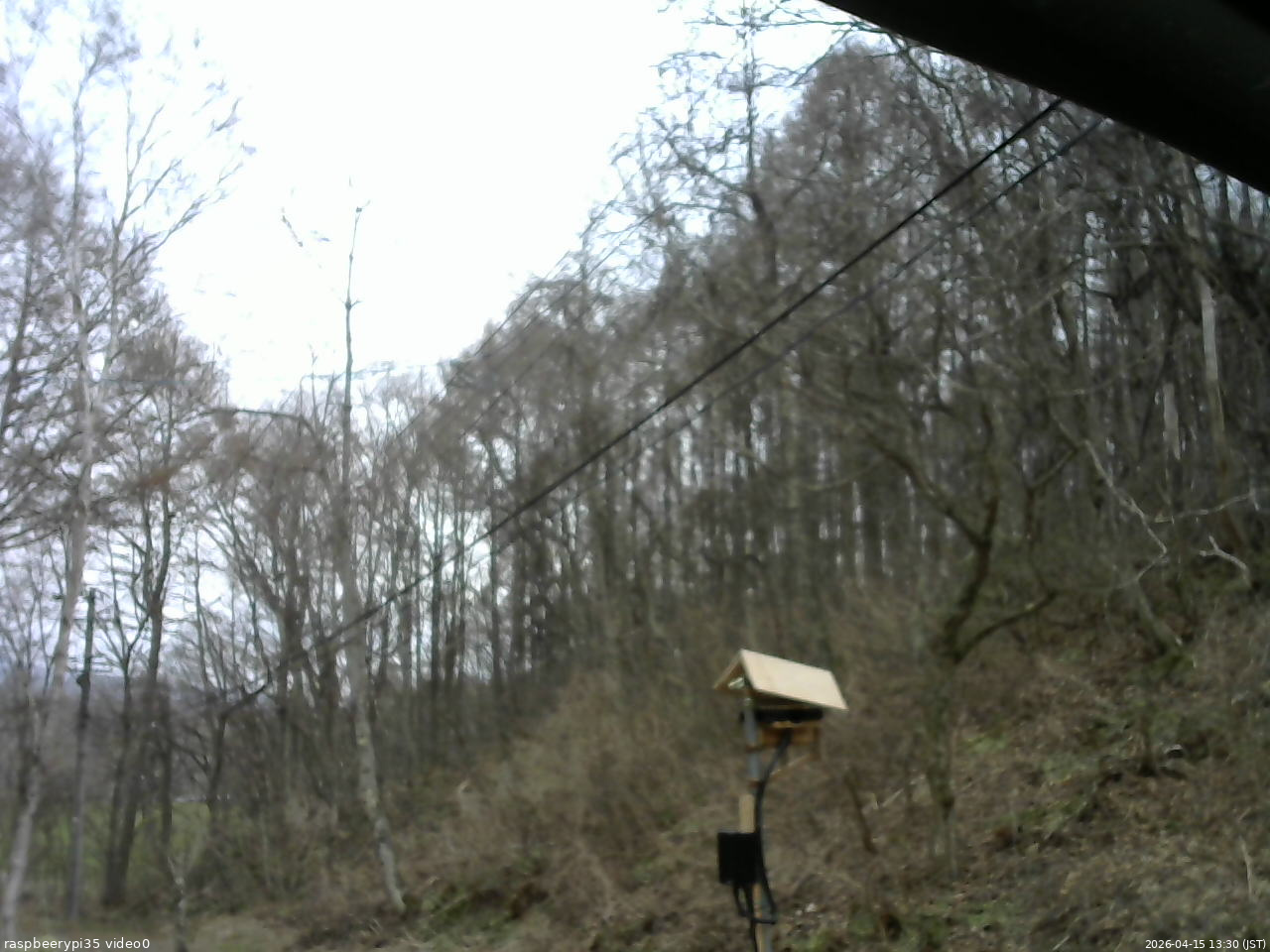 長野県菅平高原 ゆたか山荘 温度計 2026/04/15 13:30