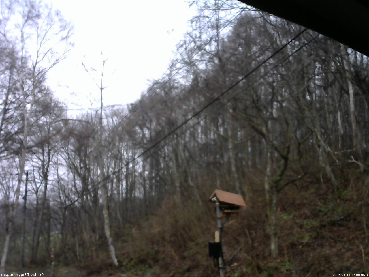 長野県菅平高原 ゆたか山荘 温度計 2026/04/15 17:00