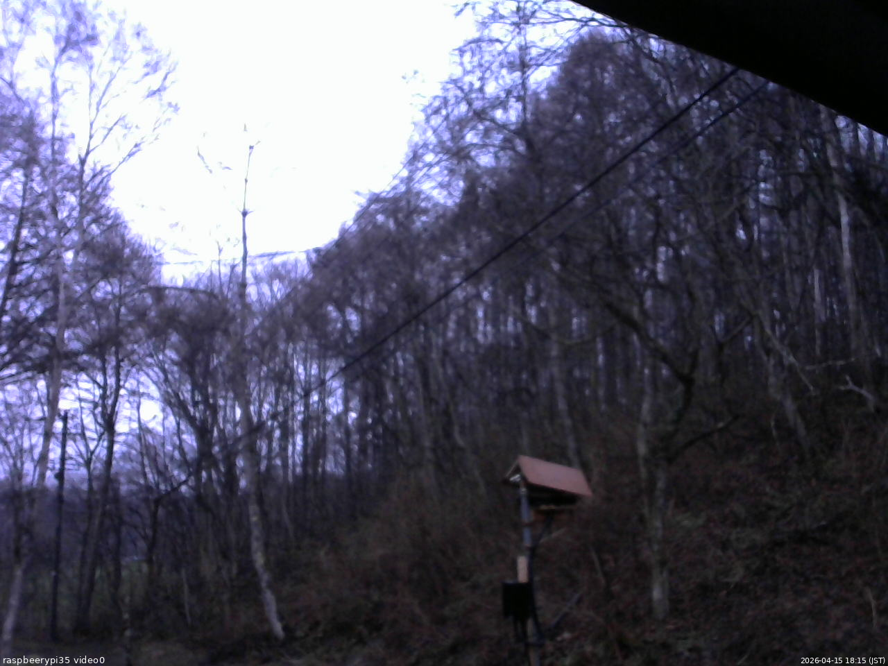 長野県菅平高原 ゆたか山荘 温度計 2026/04/15 18:15