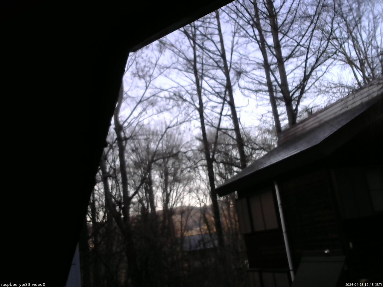 長野県菅平高原 ゆたか山荘 北側 2026/04/16 17:45