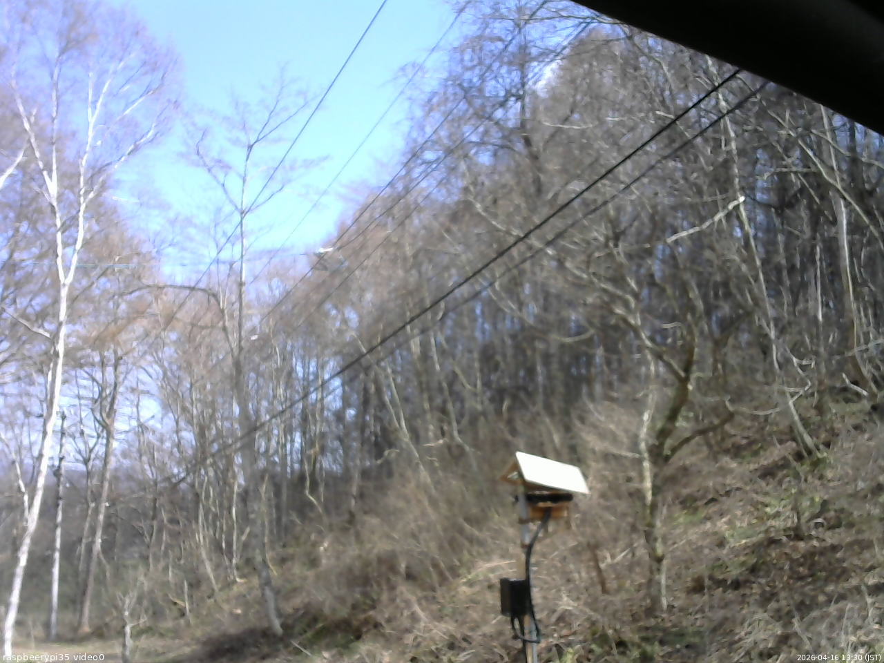 長野県菅平高原 ゆたか山荘 温度計 2026/04/16 13:30