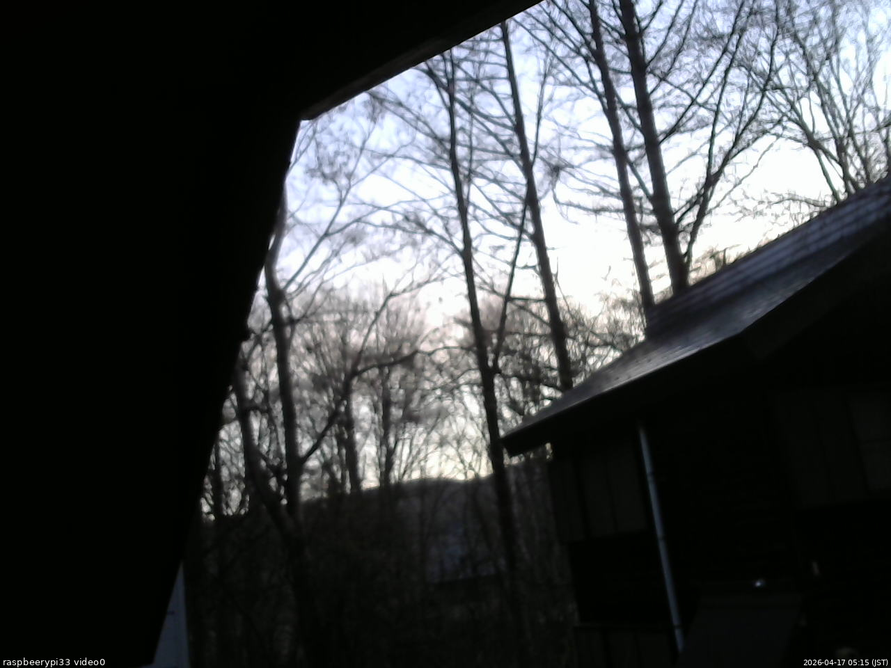 長野県菅平高原 ゆたか山荘 北側 2026/04/17 05:15