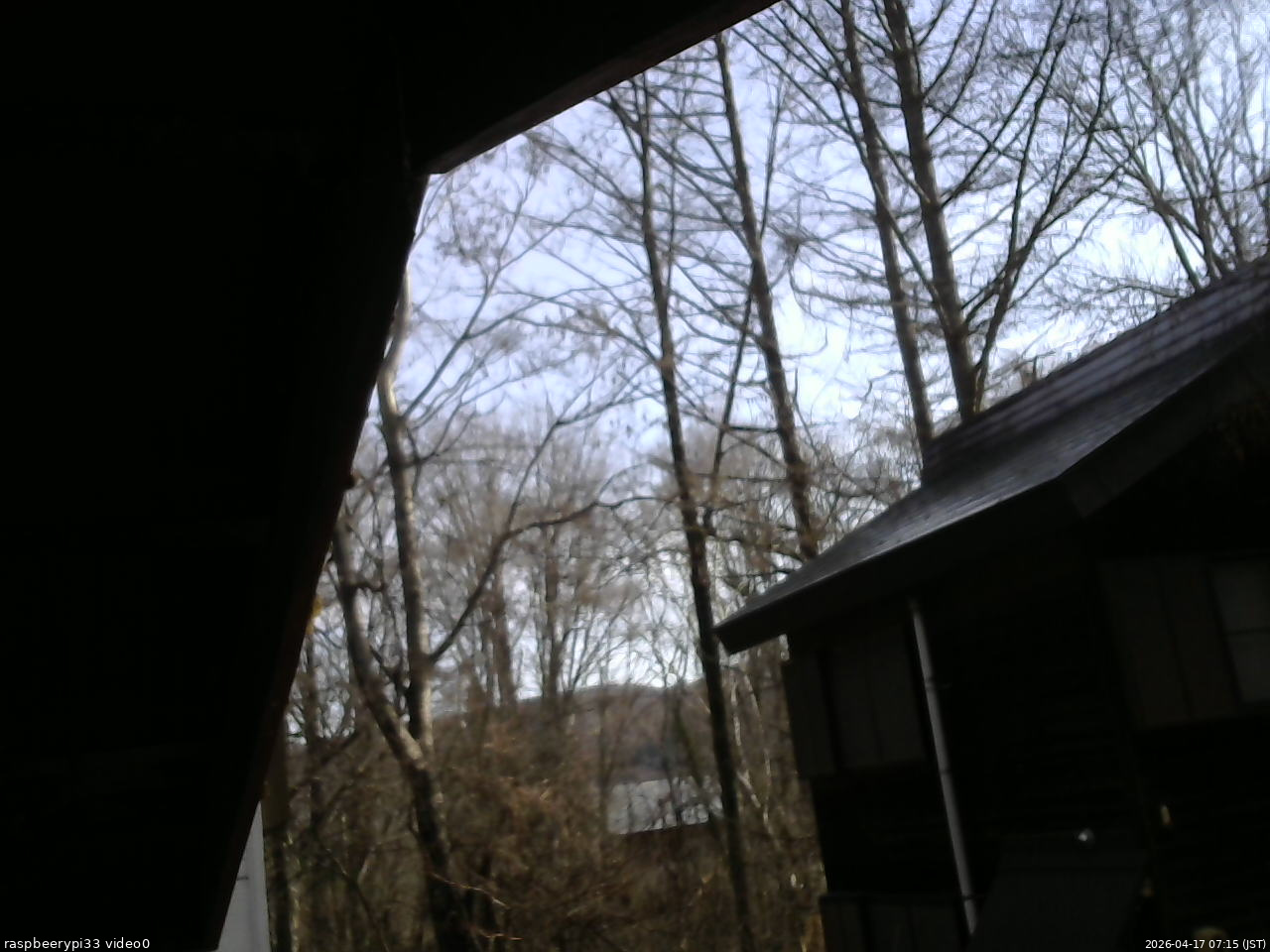 長野県菅平高原 ゆたか山荘 北側 2026/04/17 07:15