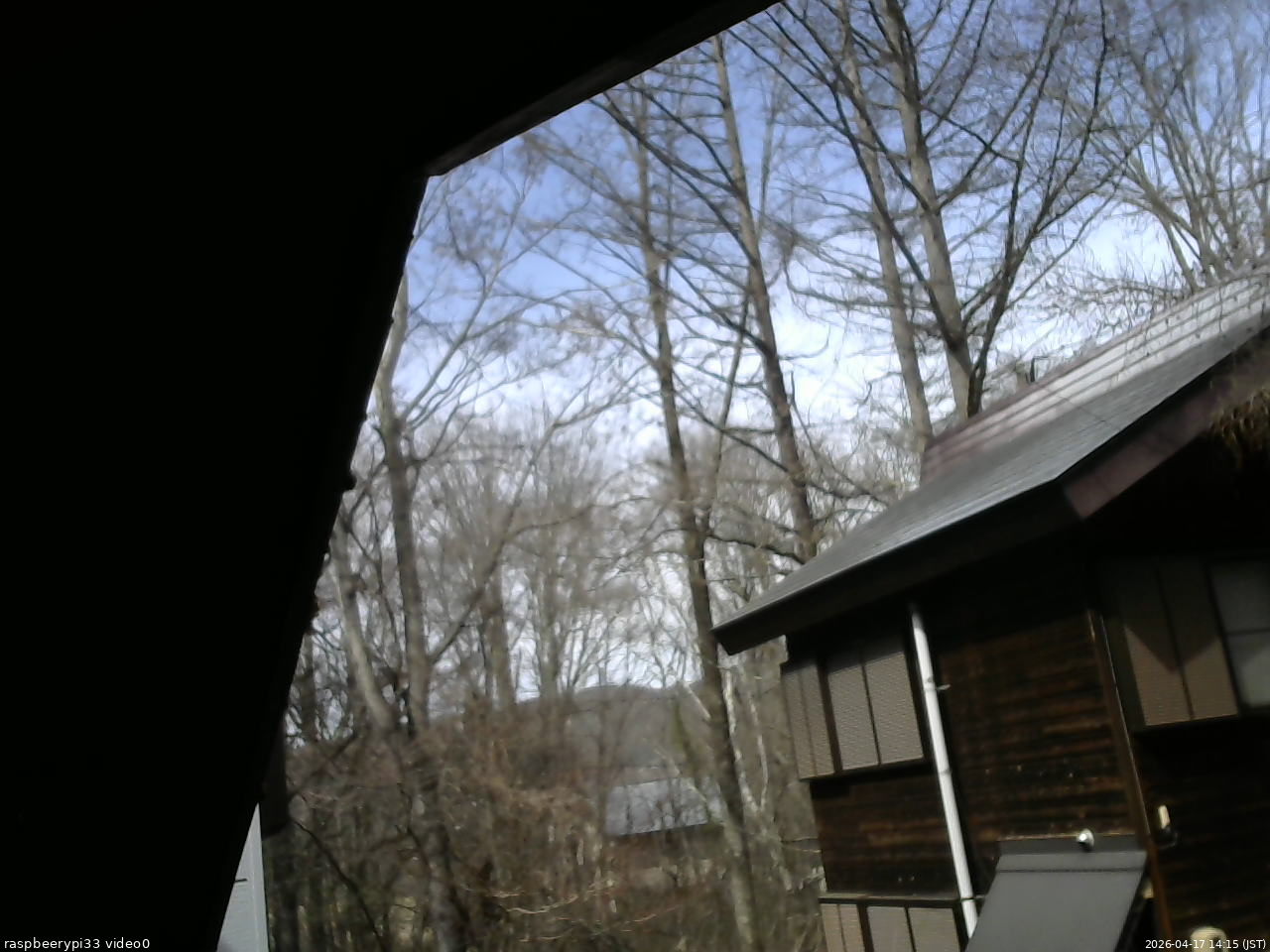 長野県菅平高原 ゆたか山荘 北側 2026/04/17 14:15