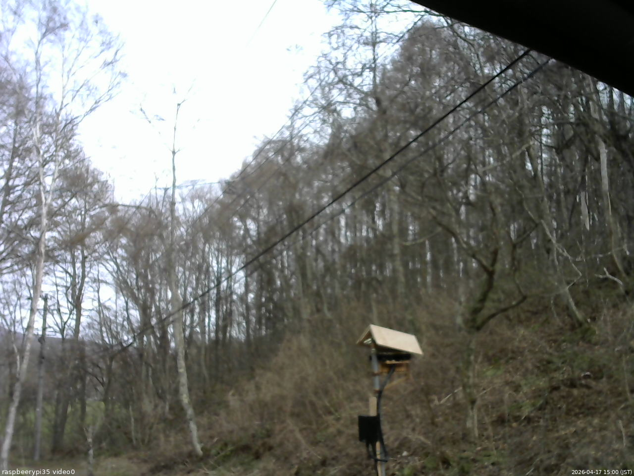 長野県菅平高原 ゆたか山荘 温度計 2026/04/17 15:00