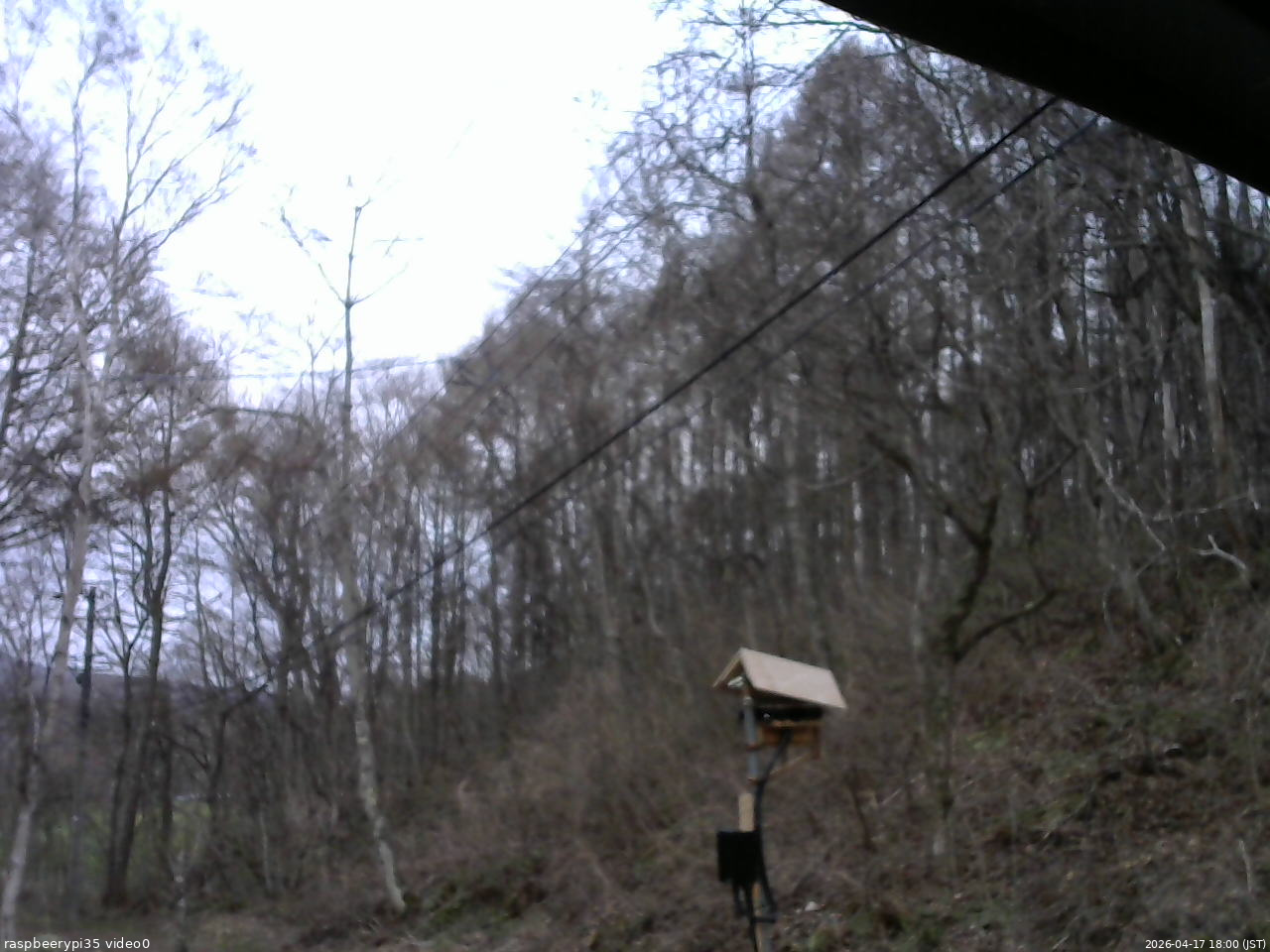 長野県菅平高原 ゆたか山荘 温度計 2026/04/17 18:00