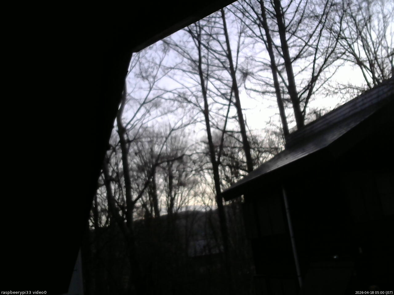 長野県菅平高原 ゆたか山荘 北側 2026/04/18 05:00