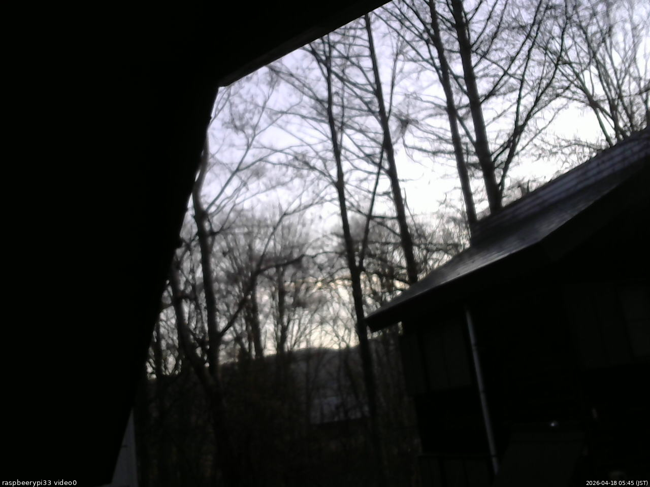 長野県菅平高原 ゆたか山荘 北側 2026/04/18 05:45