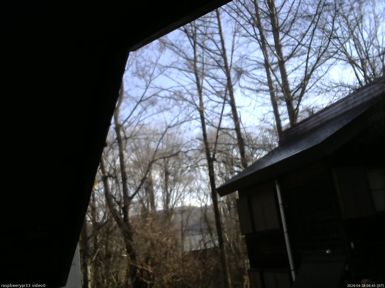 長野県菅平高原 ゆたか山荘 北側 2026/04/18 06:45