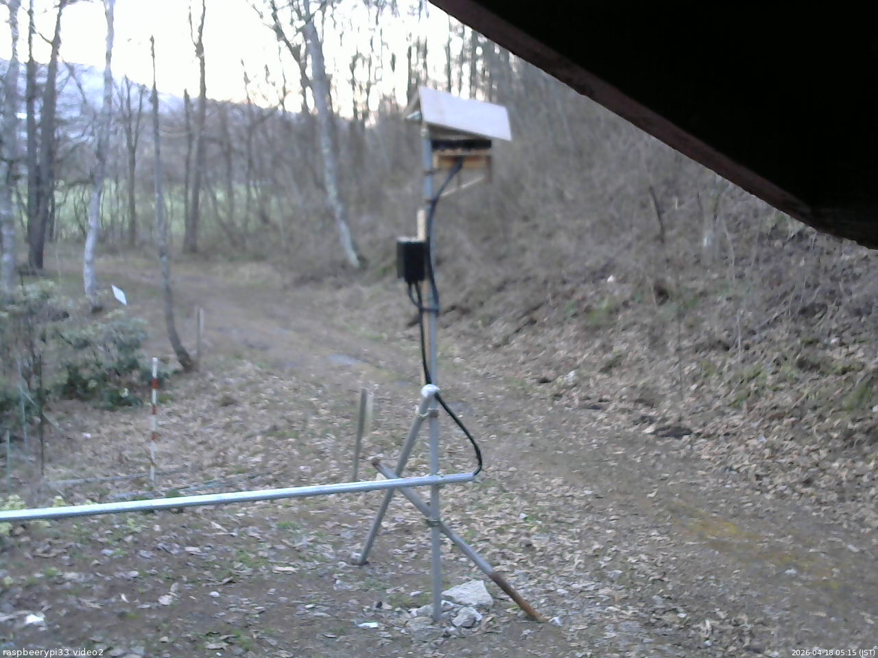 長野県菅平高原 ゆたか山荘 南側 2026/04/18 05:15