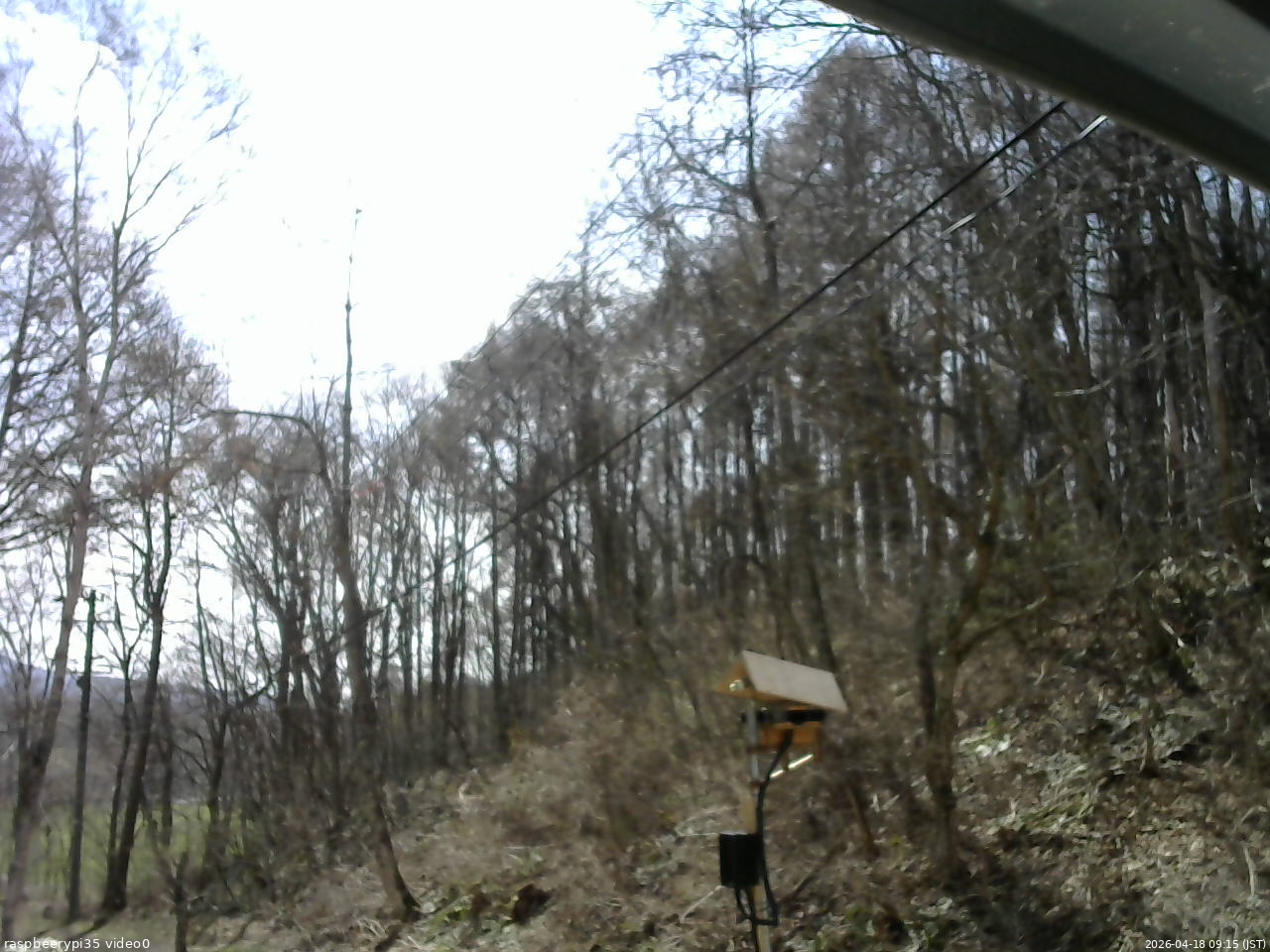 長野県菅平高原 ゆたか山荘 温度計 2026/04/18 09:15