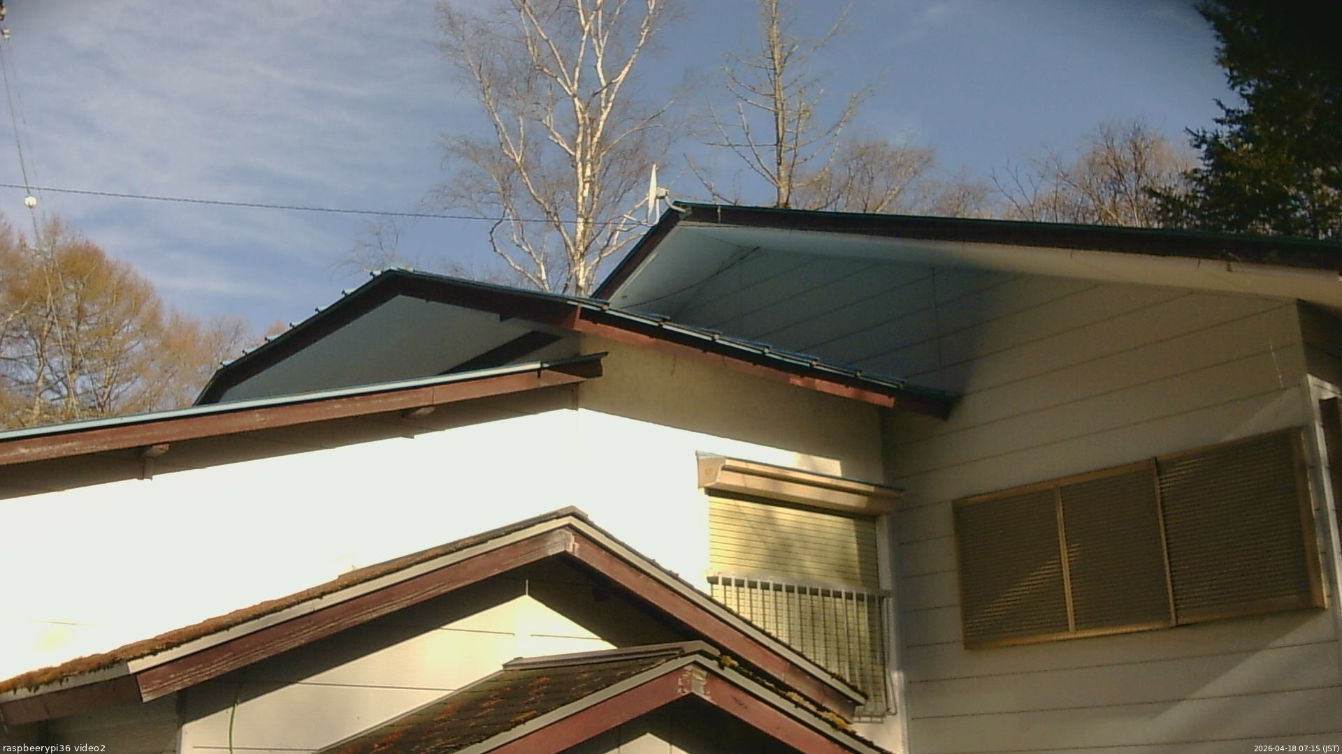 長野県菅平高原 ゆたか山荘 駐車場奥 2026/04/18 07:15