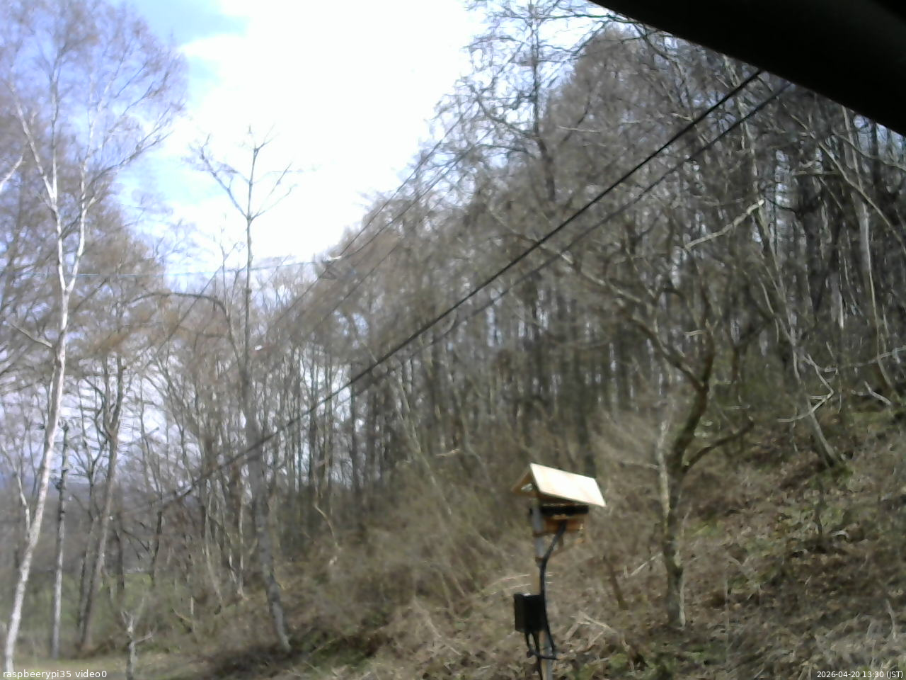 長野県菅平高原 ゆたか山荘 温度計 2026/04/20 13:30