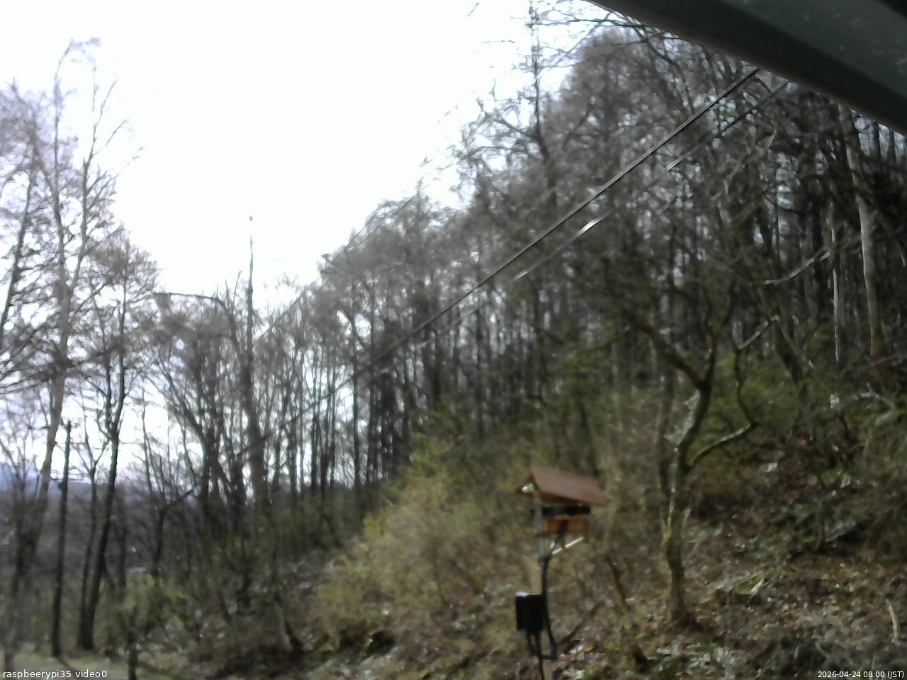 長野県菅平高原 ゆたか山荘 温度計 2026/04/24 08:00