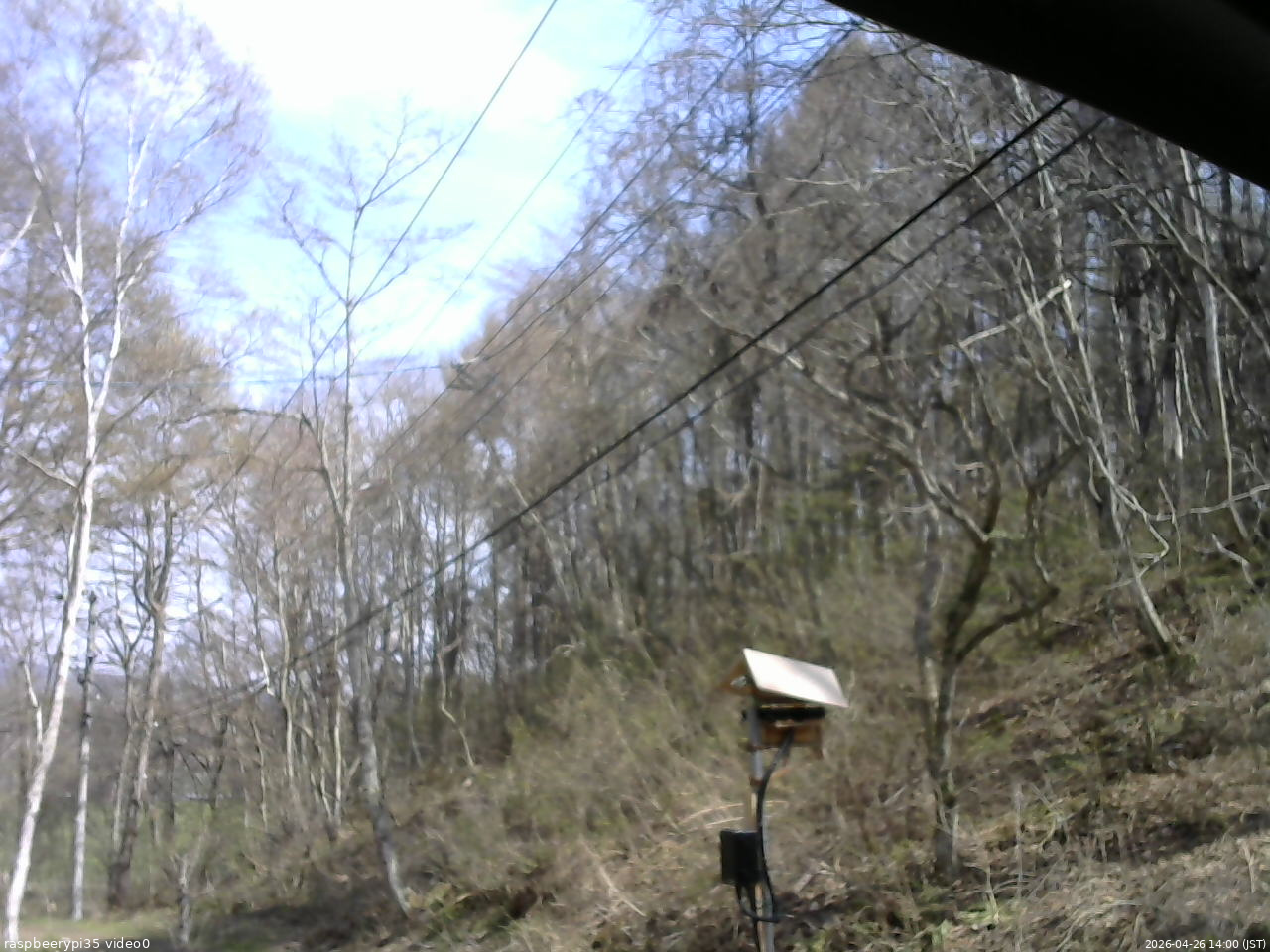 長野県菅平高原 ゆたか山荘 温度計 2026/04/26 14:00