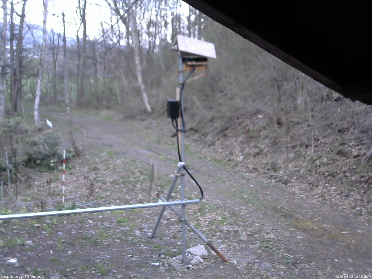 長野県菅平高原 ゆたか山荘 南側 2026/04/28 18:15