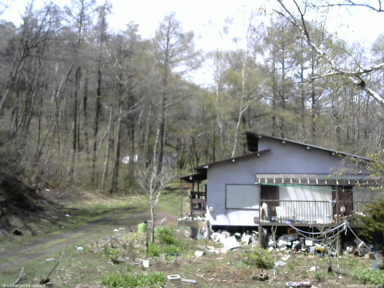 長野県菅平高原 ゆたか山荘 西側(坂上) 2026/05/01 10:45