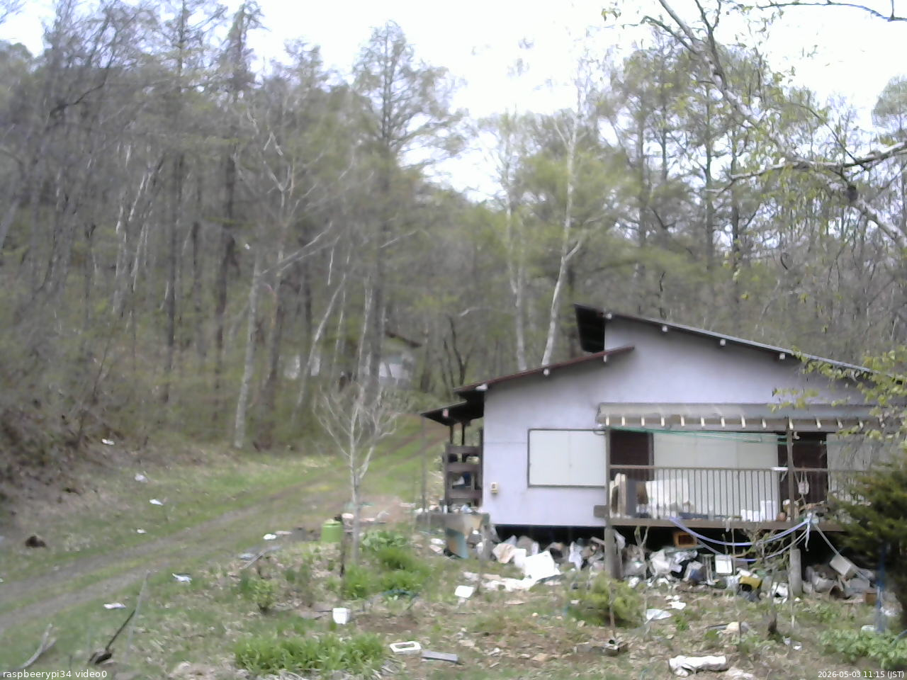 長野県菅平高原 ゆたか山荘 西側(坂上) 2026/05/03 11:15