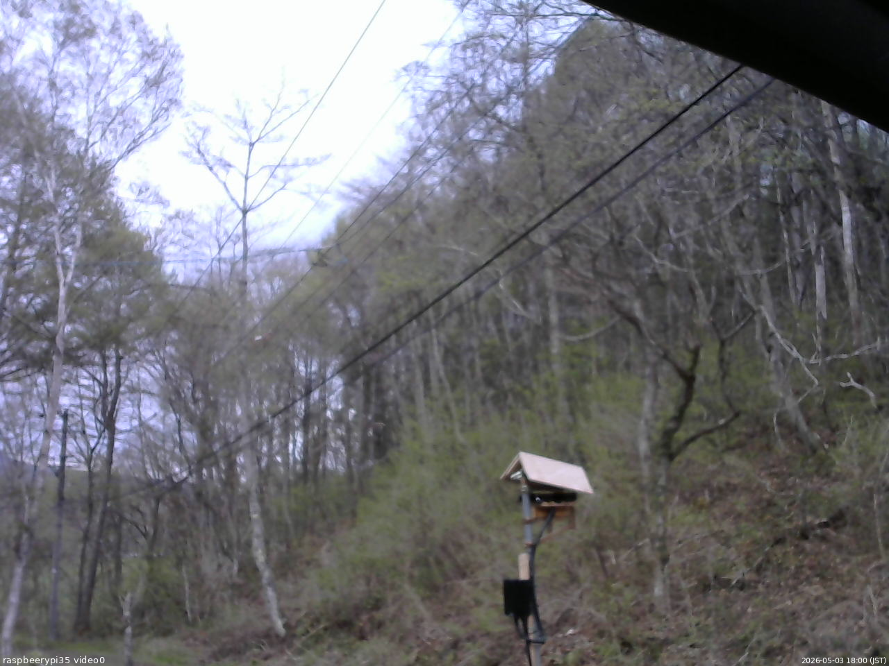 長野県菅平高原 ゆたか山荘 温度計 2026/05/03 18:00