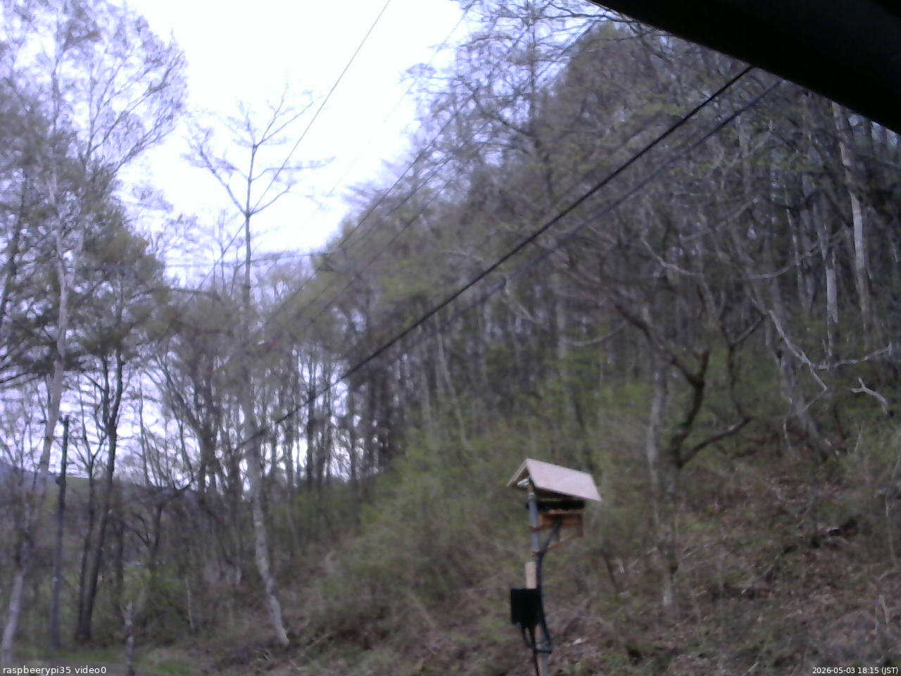 長野県菅平高原 ゆたか山荘 温度計 2026/05/03 18:15