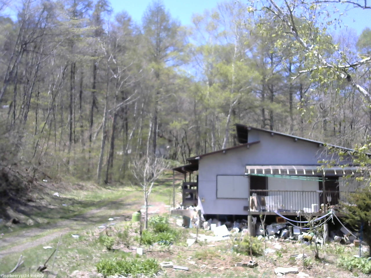 長野県菅平高原 ゆたか山荘 西側(坂上) 2026/05/05 11:15