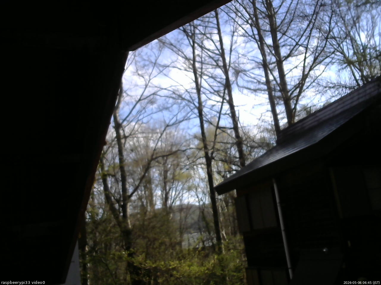 長野県菅平高原 ゆたか山荘 北側 2026/05/06 06:45