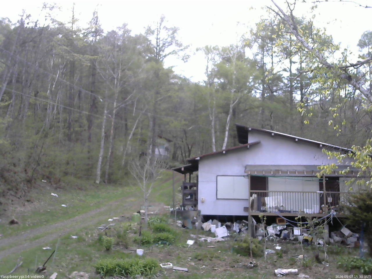 長野県菅平高原 ゆたか山荘 西側(坂上) 2026/05/07 15:30