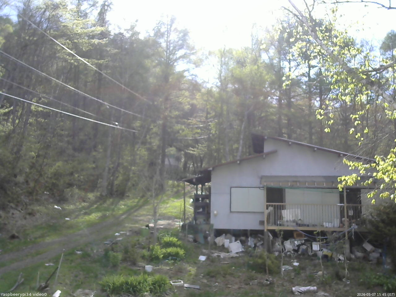 長野県菅平高原 ゆたか山荘 西側(坂上) 2026/05/07 15:45