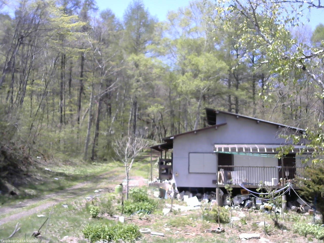 長野県菅平高原 ゆたか山荘 西側(坂上) 2026/05/10 11:15
