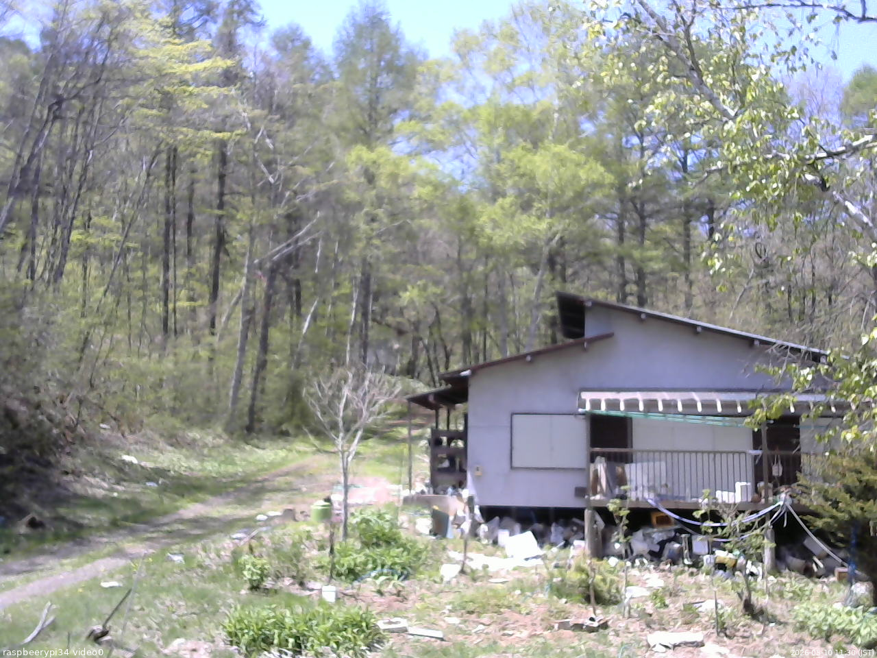 長野県菅平高原 ゆたか山荘 西側(坂上) 2026/05/10 11:30