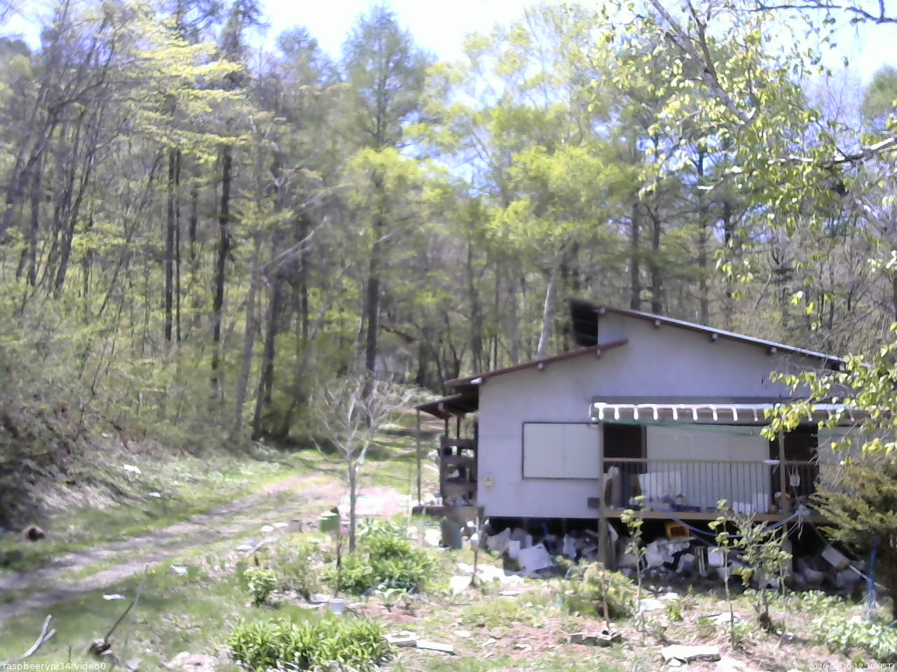 長野県菅平高原 ゆたか山荘 西側(坂上) 2026/05/10 12:30