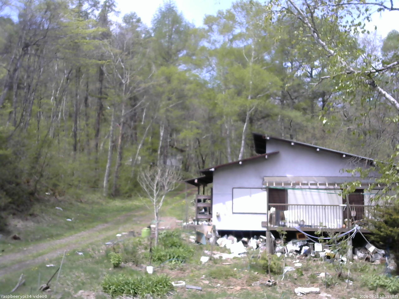 長野県菅平高原 ゆたか山荘 西側(坂上) 2026/05/11 10:15