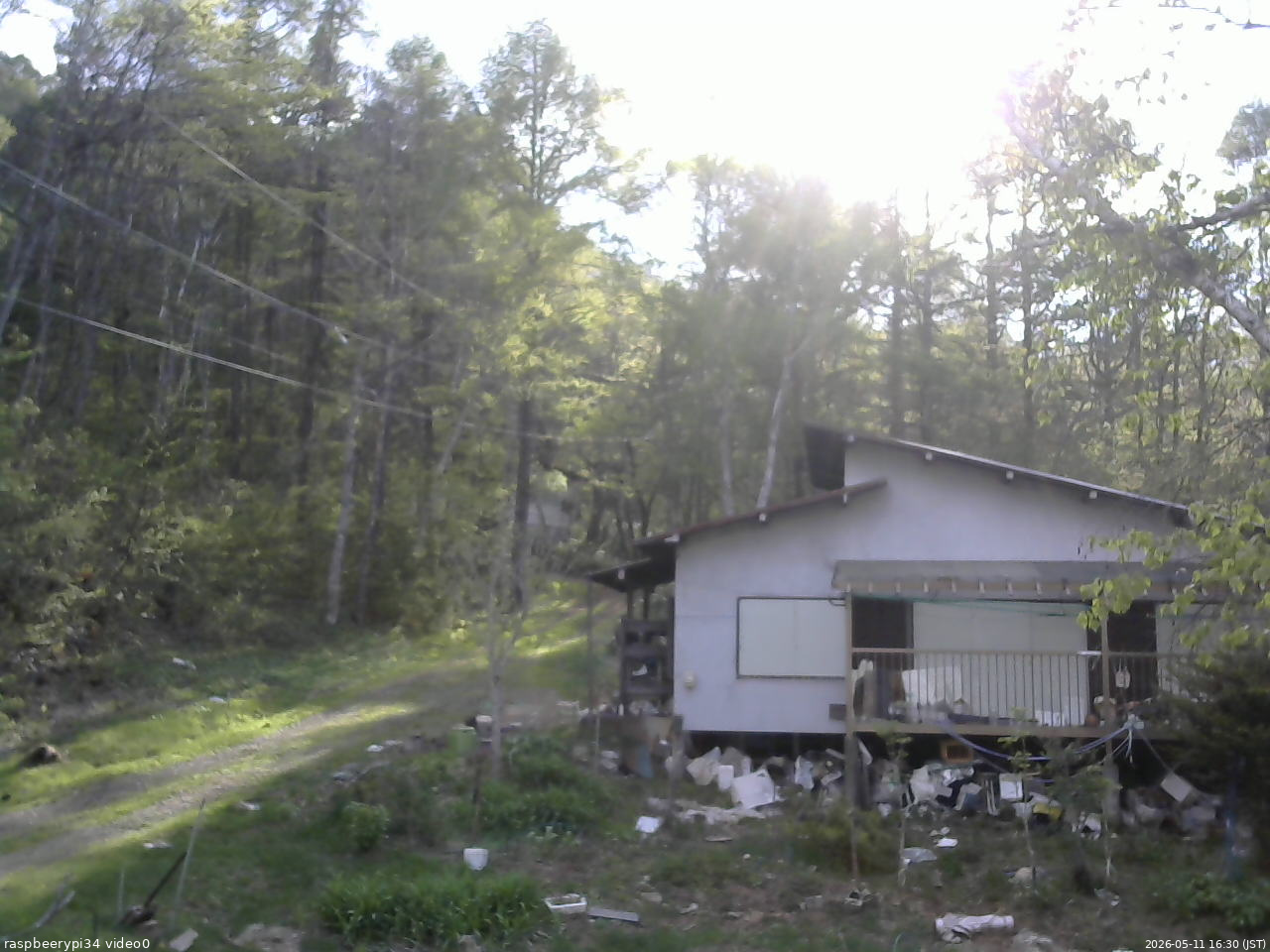 長野県菅平高原 ゆたか山荘 西側(坂上) 2026/05/11 16:30