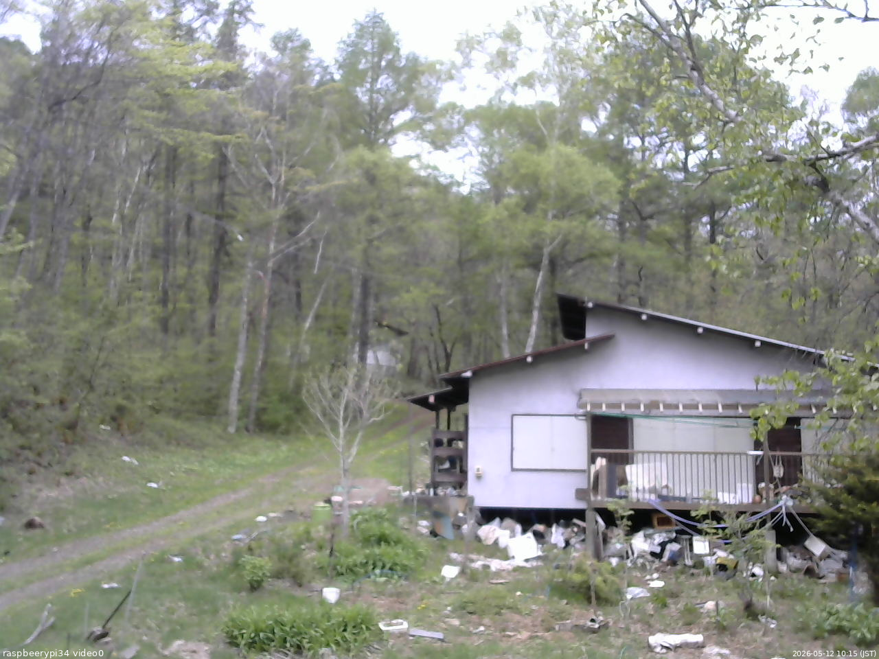 長野県菅平高原 ゆたか山荘 西側(坂上) 2026/05/12 10:15