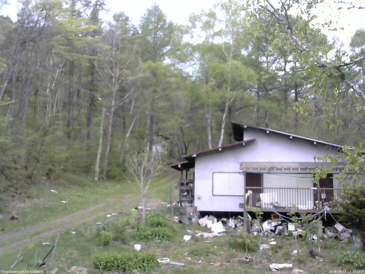 長野県菅平高原 ゆたか山荘 西側(坂上) 2026/05/12 13:30