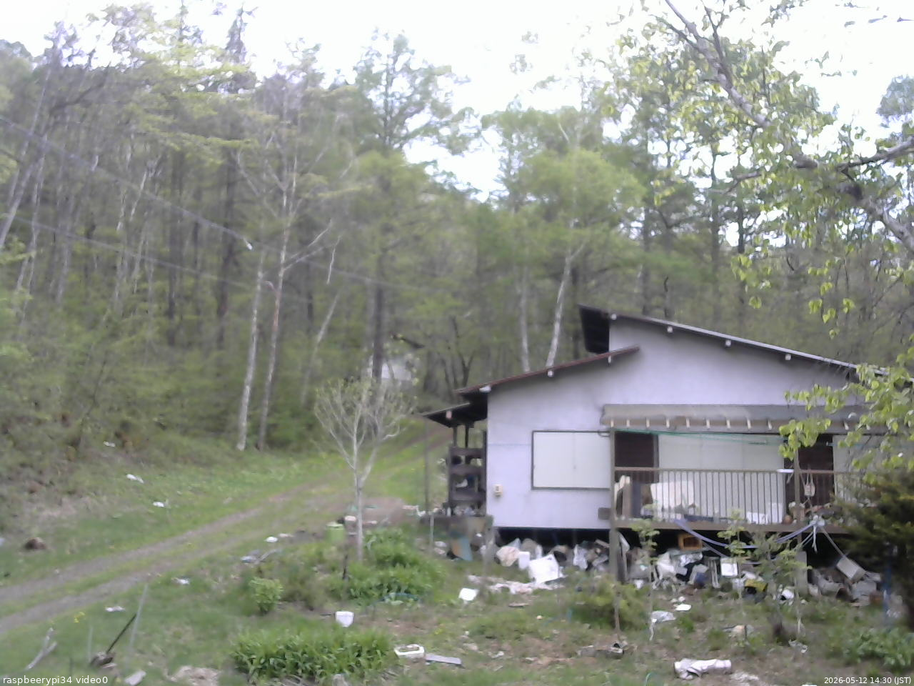 長野県菅平高原 ゆたか山荘 西側(坂上) 2026/05/12 14:30