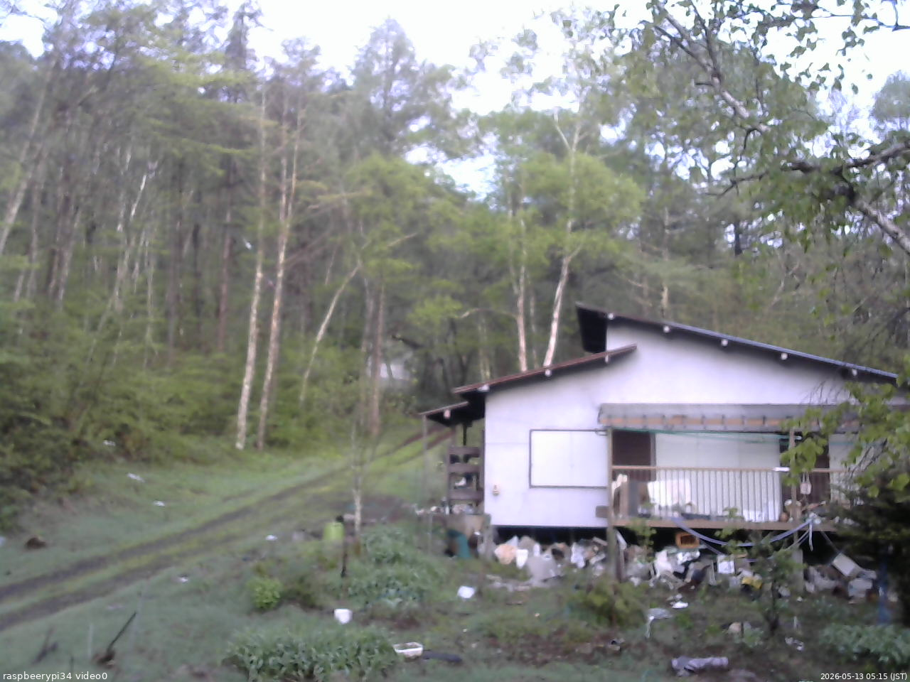 長野県菅平高原 ゆたか山荘 西側(坂上) 2026/05/13 05:15
