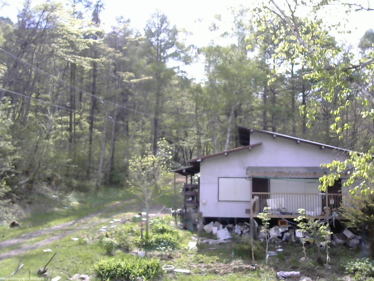 長野県菅平高原 ゆたか山荘 西側(坂上) 2026/05/13 14:45