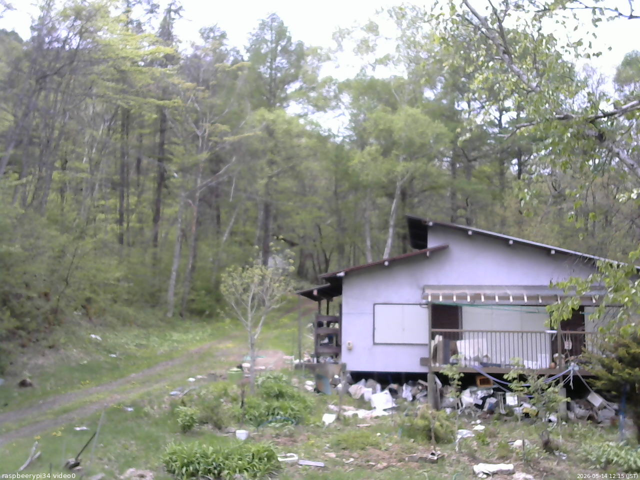 長野県菅平高原 ゆたか山荘 西側(坂上) 2026/05/14 12:15