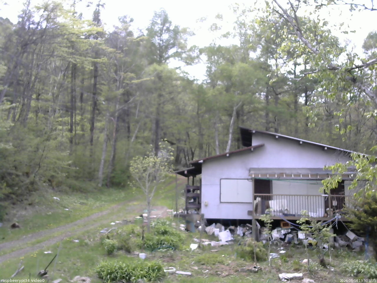 長野県菅平高原 ゆたか山荘 西側(坂上) 2026/05/14 13:30