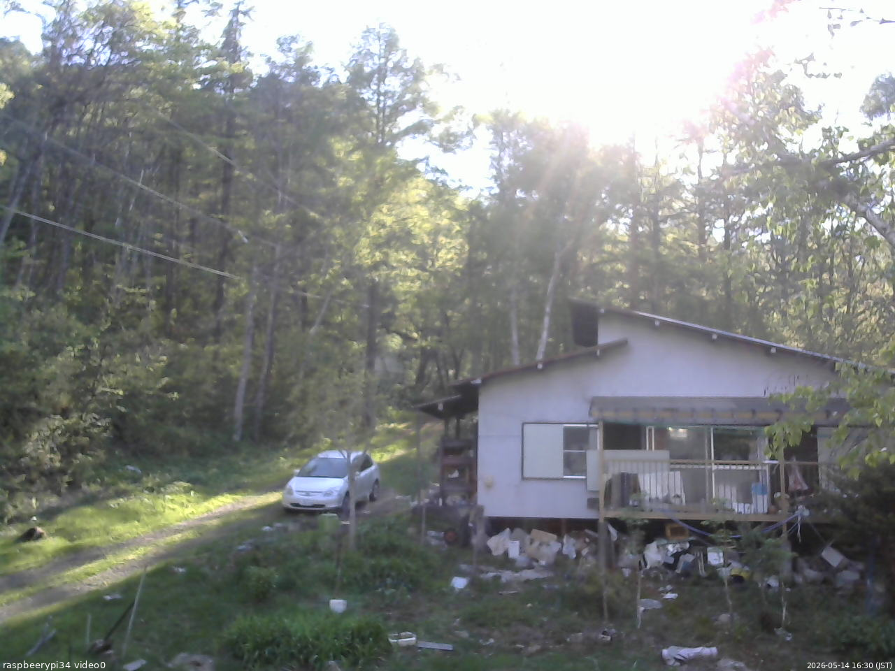 長野県菅平高原 ゆたか山荘 西側(坂上) 2026/05/14 16:30